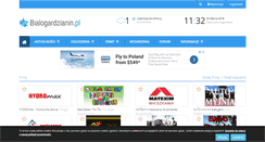 Desktop Screenshot of bialogardzianin.pl